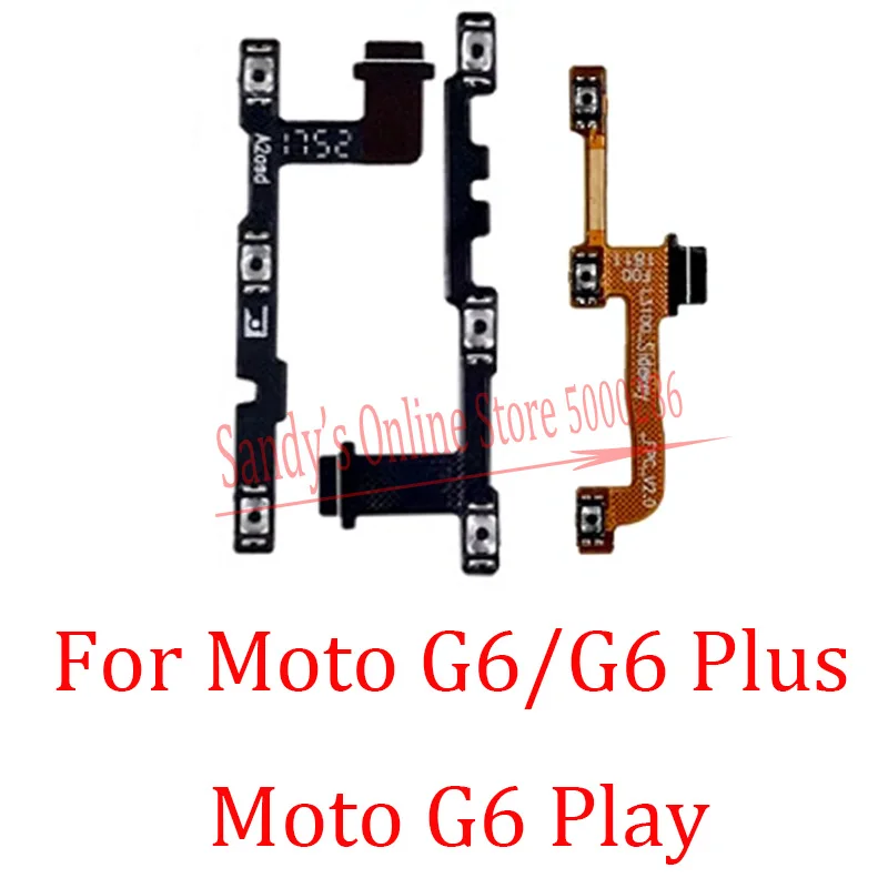 

1 Pcs/Lot Power Volume Side Button Flex Cable For Motorola Moto G6 G6 Plus G6 Play Power On Off Volume Side Key Flex Cable