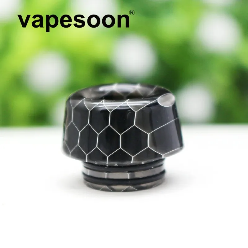 

Cobra Snake Skin Mushroom Shape Resin 810 Drip Tip for e-Cigarette 810 Atomizer Vaporizer Tank RBA RTA RDTA