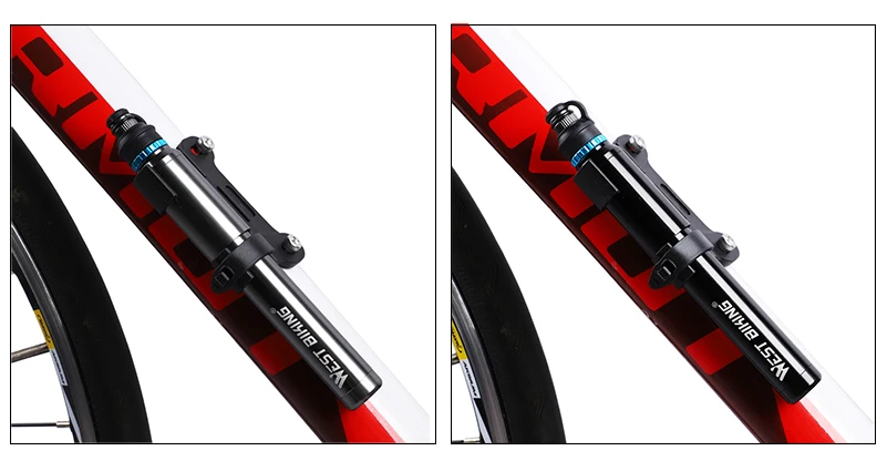 WEST BIKING портативный велосипедный насос 150PSI Presta/Schrader Road MTB горный велосипед насос велосипедный насос ручной насос для велосипеда