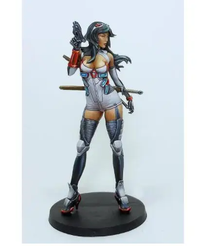 

1/24 75MM Pilot girl ancient fantasy WITHOUT BASE Resin Model Miniature figure Unassembly Unpainted