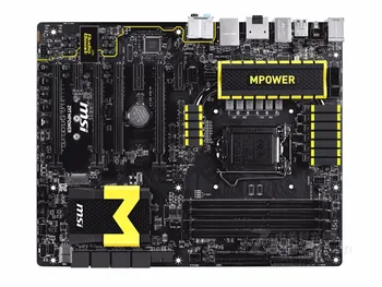 

MSI Z97 MPOWER original motherboard Z97 LGA 1150 DDR3 i3 i5 i7 DDR3 32G SATA3 USB3.0 free shipping