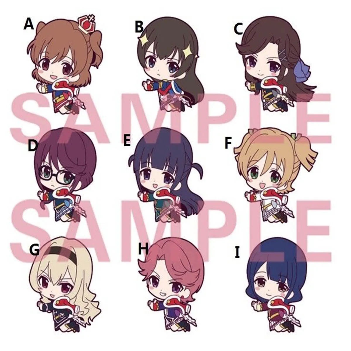 Акриловый аниме брелок на ремне ShoujoKageki Revue Starlight Isurugi Futaba 6 см