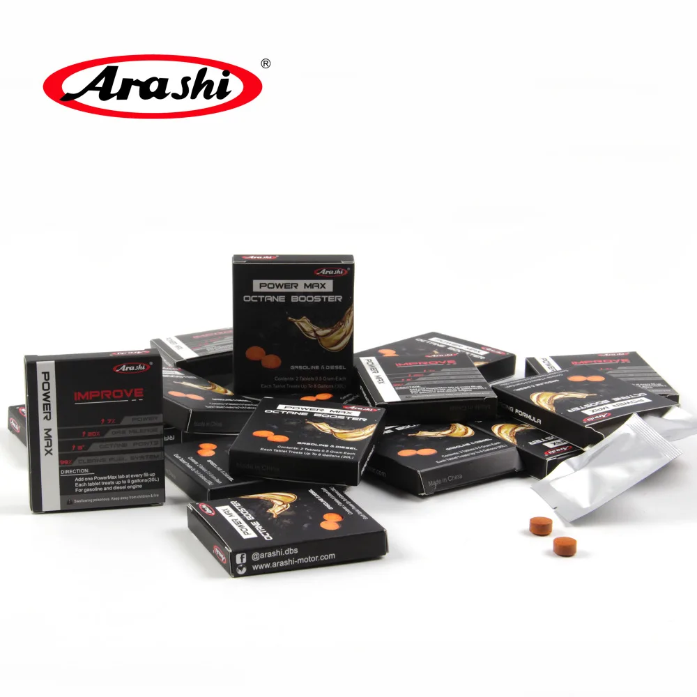

Arashi 12 Packs Diesel Saver Gasoline Fuel Additive Cleaner Motorbike Octane Booster Injector Power Max For YAHAMA MT09 MT 09
