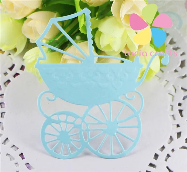 Light blue Распродажа! Lucia crafts 1 шт./лот 7,5*8,3 см скрапбук Фото аксессуары для альбомов DIY коляска паста Декор материалы I1204 - Цвет: Light blue