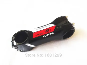 

Newest FUTURE 6 17 degrees angle Road Mountain bike UD full carbon bicycle stems alloy cover 31.8*70-130mm MTB parts Free ship