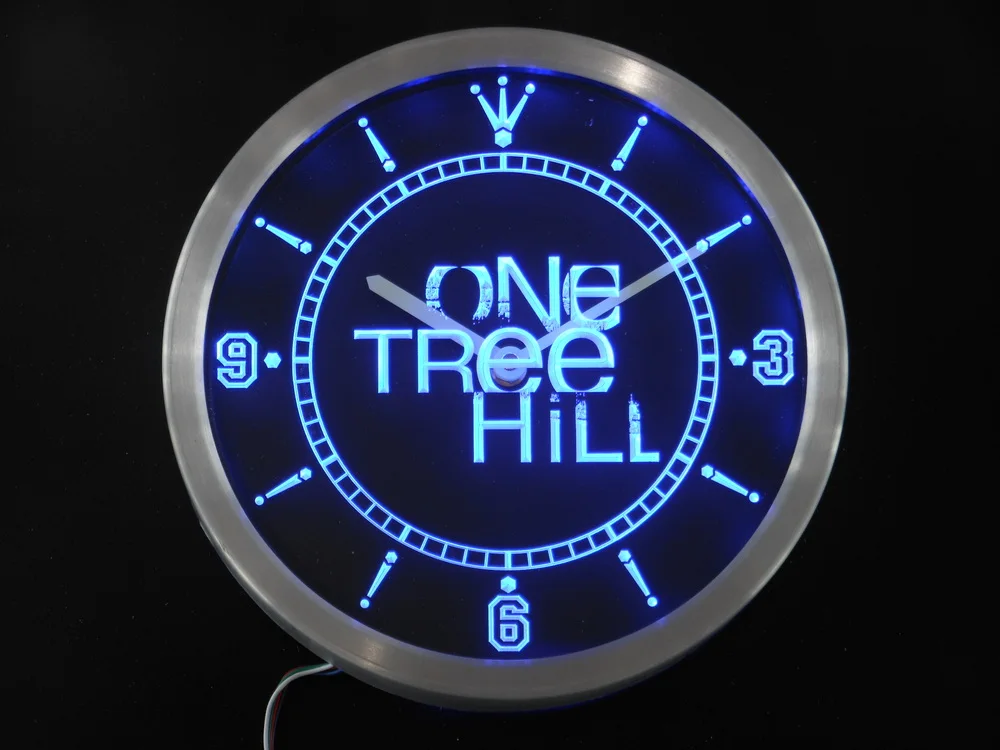 nc0151 One Tree Hill Bar Beer Bar Neon Light Signs LED Wall Clockin