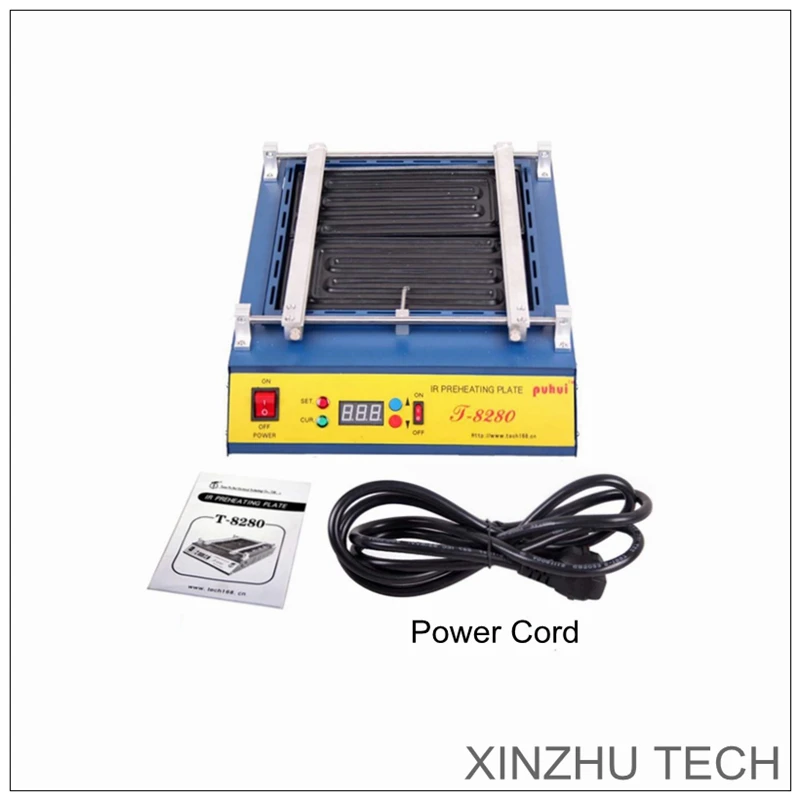 PUHUI 220V или 110V T 8280 печатная плата преднагревательная плита IR печь|plate stock|plate and sheet