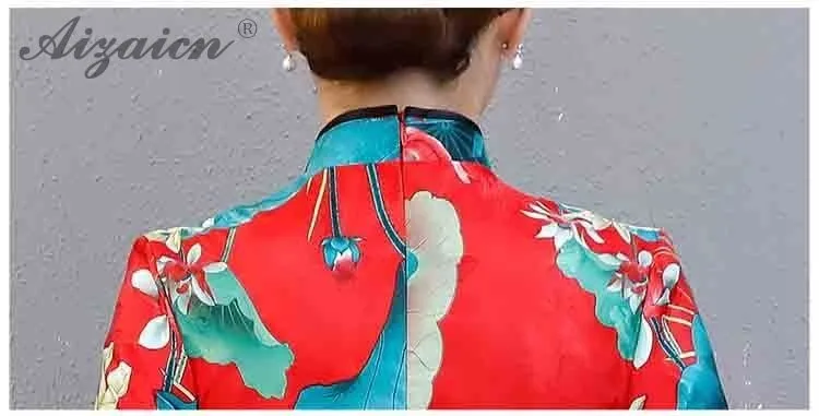 Orientale хор платья для женщин китайское традиционное платье QiPao повседневное для хлопок Cheongsam современный Chinoise Qi Pao Розовая Одежда