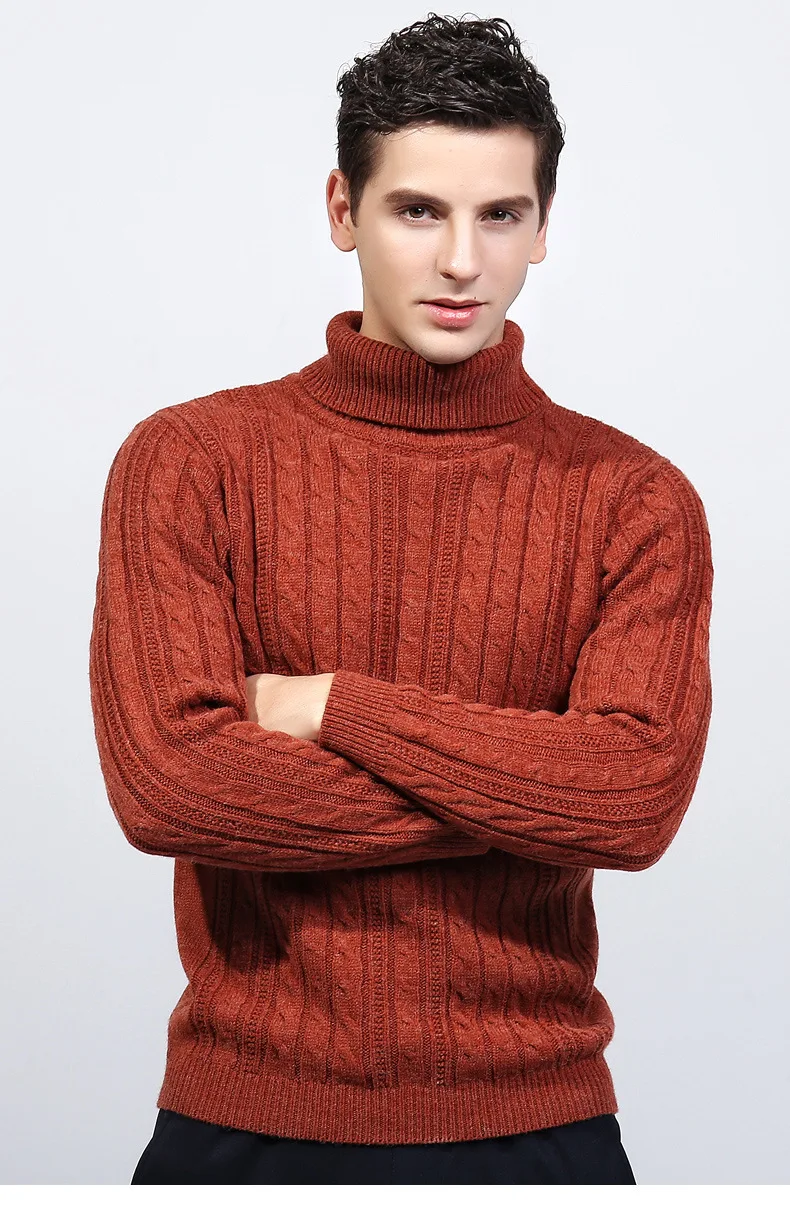 Модные мужские шерстяные свитера с пуговицами, мужские толстые белые и серые пуловеры, корейские длинные рукава, тонкие однотонные мужские свитера