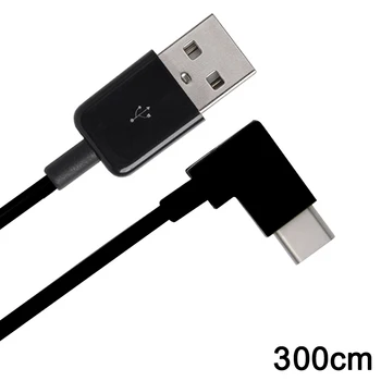 

CY 300cm Right Angled USB 3.1 Type C USB-C to USB 2.0 Cable 90 Degree Connector for Tablet & Mobile Phone