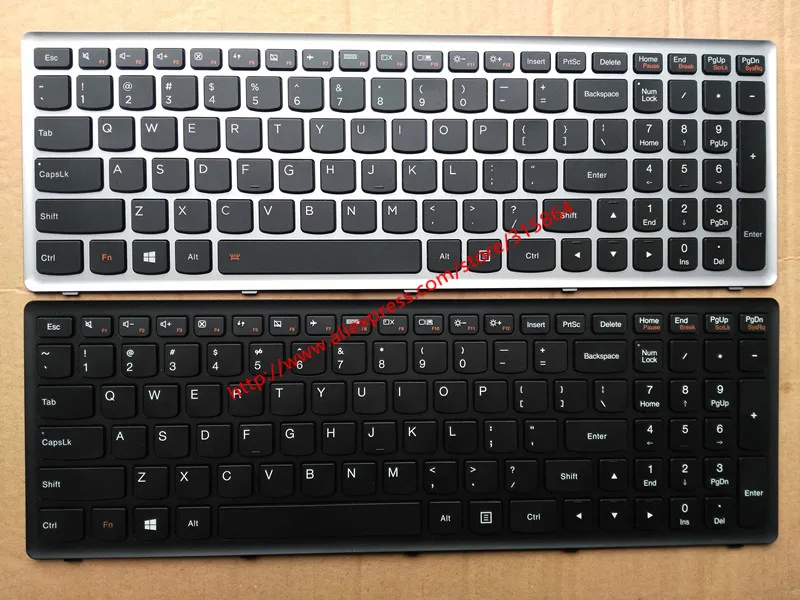 US New laptop keyboard for Lenovo G500S G505S S500 Z510 Flex 15 Z505