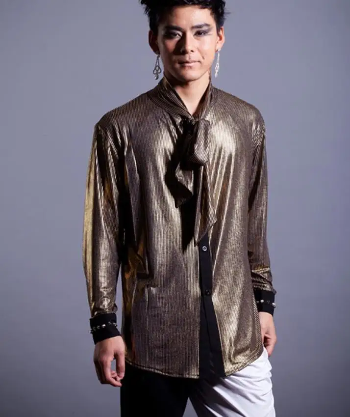 Золотой певец этап Англия Рок с длинным рукавом мужская одежда футболка для мужчин Мода 2019 бренд S куртка Футболка Настраиваемые