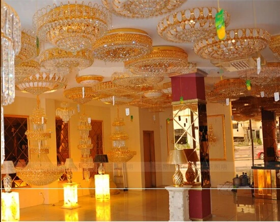 Европейский стиль, роскошный хрустальный светильник, Хрустальные подвесные светильники, светодиодные светильники для гостиной, высококлассная атмосферная Роскошная лампа
