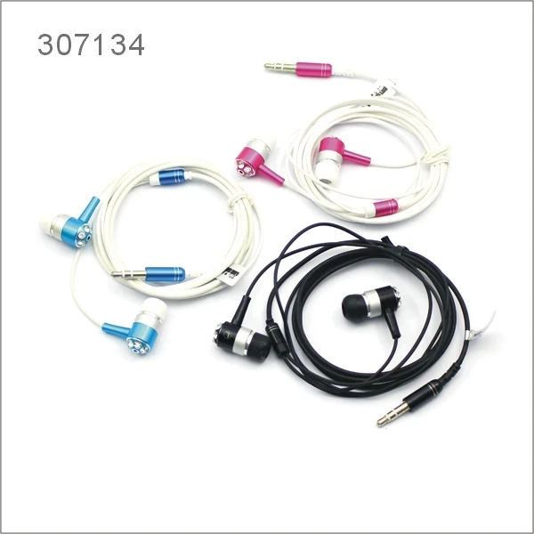 100pcs universal 3.5mm Plastic Diamond Earbuds Stereo Headset