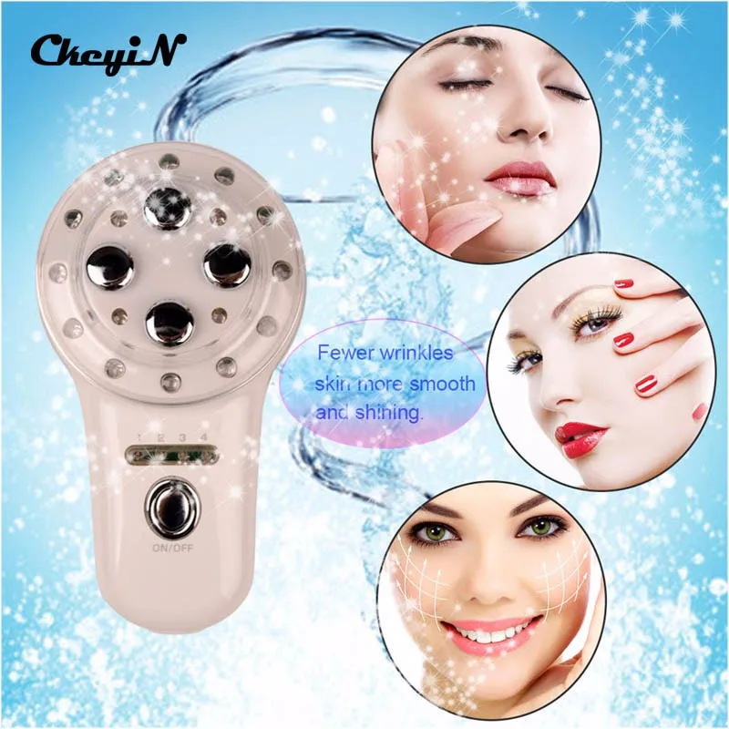 Radiofrequência Eletroporação Mesotherapy Fóton Face Lift Cuidados Faciais Massageador Remover Rugas Pele Aperto Spa Beleza rf 18 Cheap Powered Dispositivos De Limpeza Facial