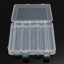 20*17*4,7 см пластиковая рыболовная приманка коробка двухсторонняя высокопрочная прозрачная видимая с для сливного отверстия