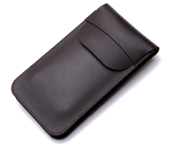

FSSOBOTLUN,For iPhone 7 Plus Phone Bag Case 5.5 inch Double Pocket Waist Belt Pouch Microfiber Leather Case Cover