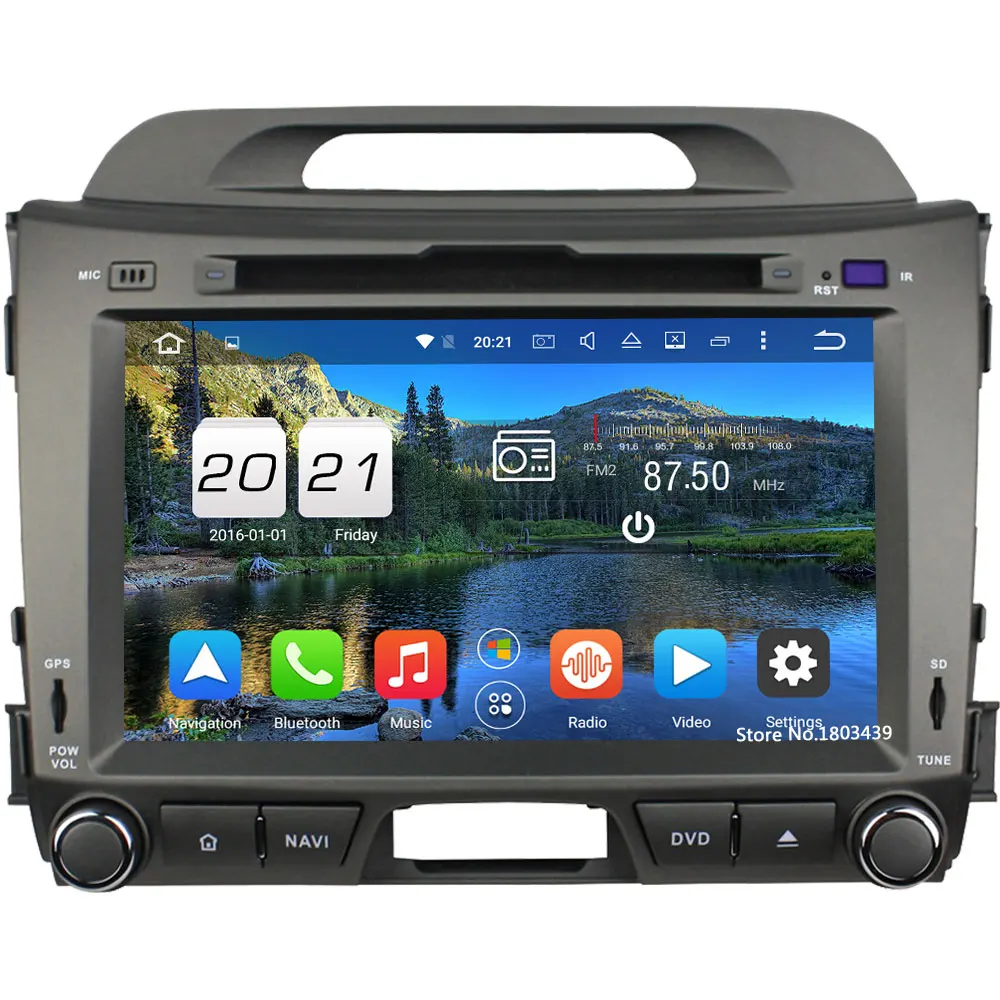 

8" Octa Core Android 6.0 4GB RAM 32GB ROM 3G/4G WIFI DAB+ Car DVD Stereo Radio GPS Navigation Player For KIA Sportage 2010-2015