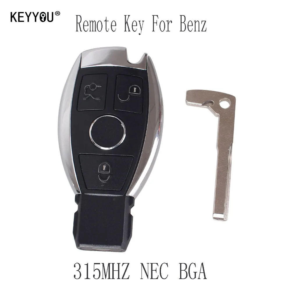 Prix pour KEYYOU 3 Boutons Smart Key À Distance pour Mercedes Benz avec NEC Puce 315 MHz En Option Prend En Charge Voiture Modèles Après Année 2000 Prix pour KEYYOU 3 Boutons Smart Key À Distance pour Mercedes Benz avec NEC Puce 315 MHz En Option Prend En Charge Voiture Modèles Après Année 2000