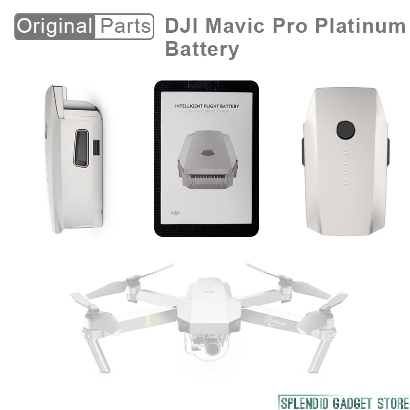 

100% Original Intelligent Flight Battery for DJI Mavic Pro Platinum View battery status via DJI GO app 3830 mAh