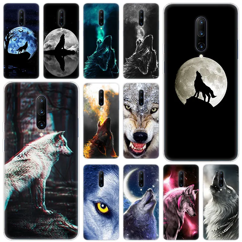 Hot Animal wolf Soft Silicone Fashion Transparent Case For font b OnePlus b font font b