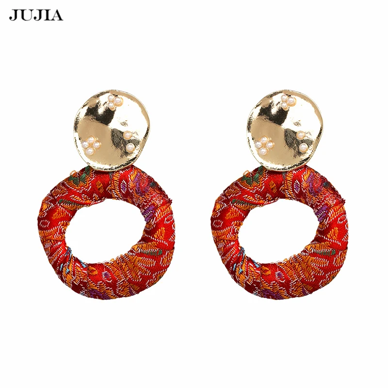 Серьги подвески JUJIA Круглые в стиле бохо|dangle drop earings|dangle earringsdrop dangle earrings |
