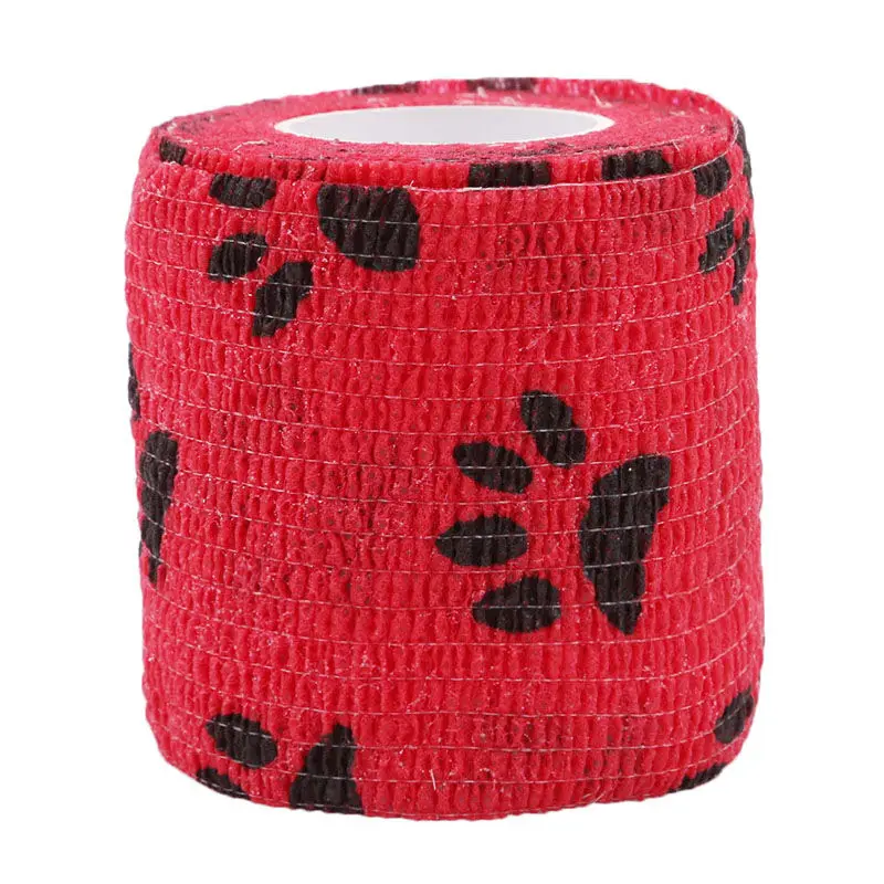 Hot Sell font b Pet b font Dog Cat Self adhesive Elastic Bandage Non Woven Fabrics