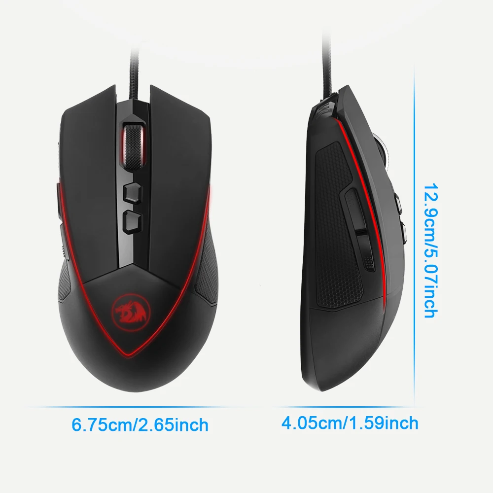 Redragon M909 Emperor Gaming Wired Mouse 9