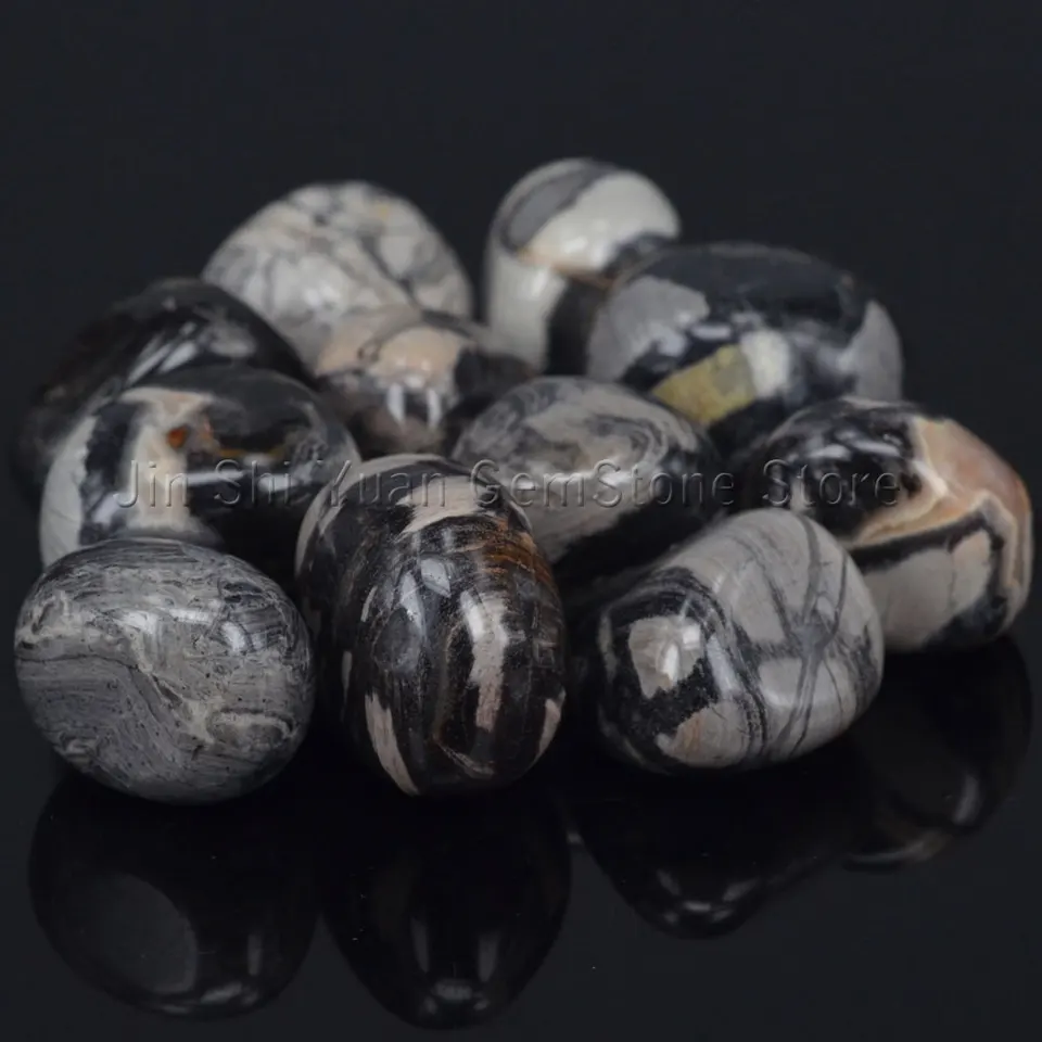 Bulk Tumbled Silver Leaf Jasper Stone Natural Polished Gemstone Supplies For Wicca Reiki And Energy Crystal Healing Bulk Gemstones Bulk Healing Crystalsbulk Crystals Aliexpress