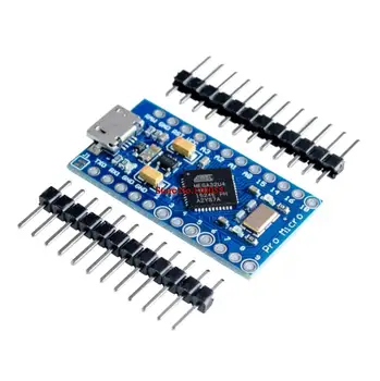 

10pcs/lot New Pro Micro ATmega32U4 5V/16MHz Module with 2 row pin header For Leonardo
