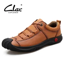 CLAX/мужские рабочие ботинки из натуральной кожи; сезон весна-осень; кожаные ботинки кэжуал; Мужская прогулочная обувь; мягкая обувь
