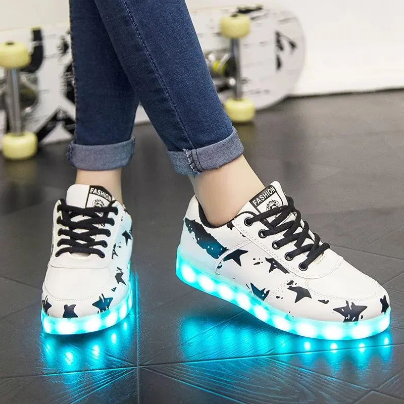 2016 New Fashion Shoes Woman Tenis Led Shoes For Adults Glowing Lights ...