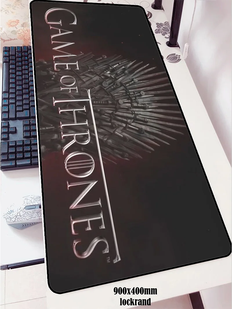 Коврик для мыши Game of Thrones 900x400 мм коврик для мыши notbook компьютерный коврик для мыши с блокировкой края игровой коврик геймерская клавиатура Коврик для мыши