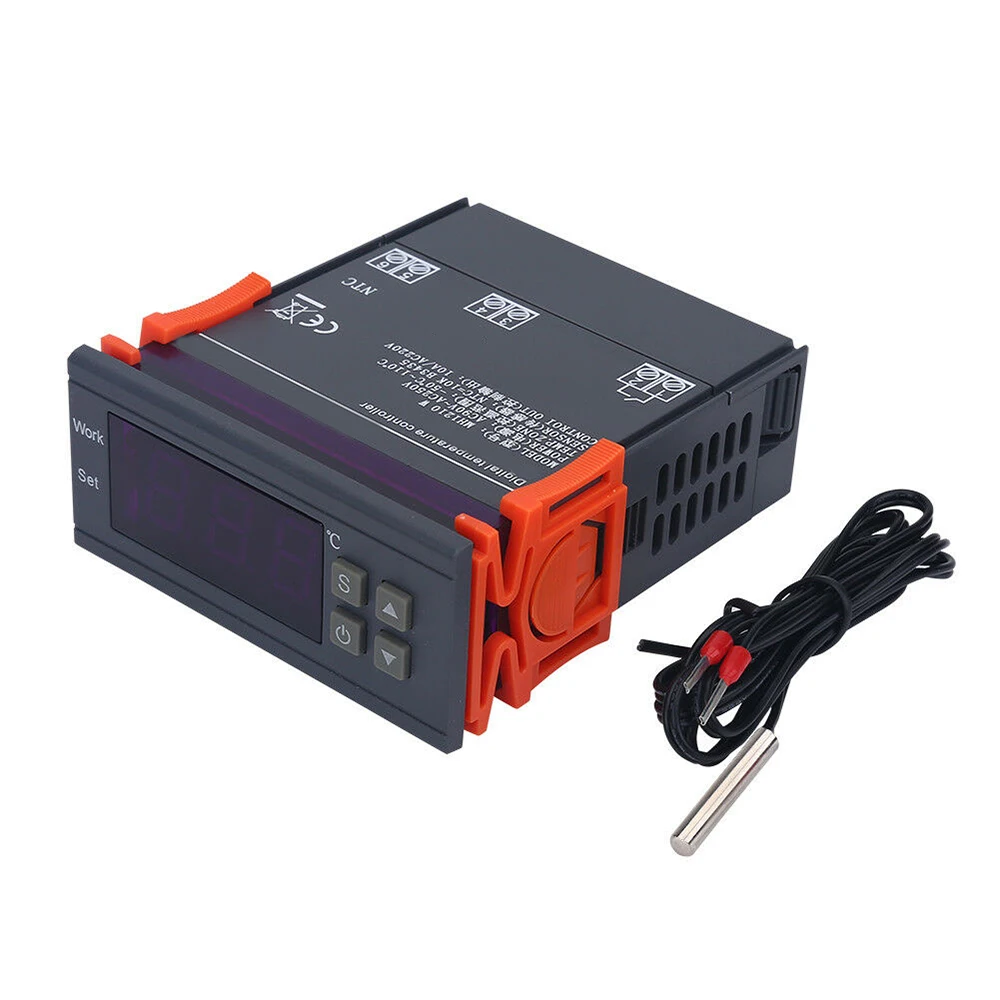 

10A Digital Temperature Controller Thermostat 90~250V 110-220V for MH1210W Sensor