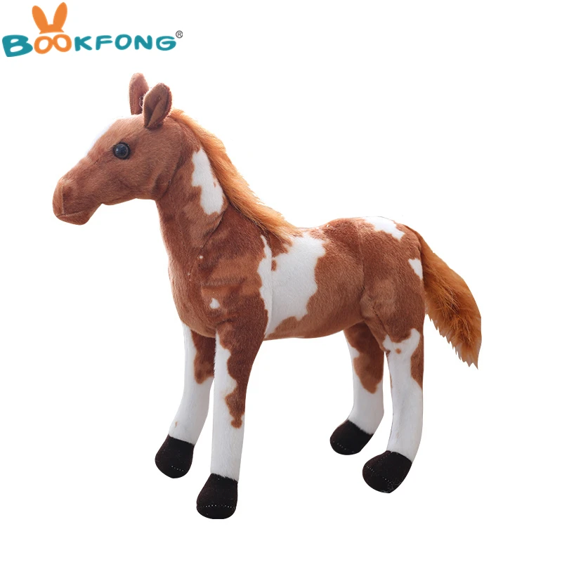 

30cm New Simulation Horse Plush Toys, Plush Animal Stuffed Toys, Kids Toys, Home Decoration, Birthday Gifts