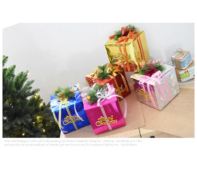 Decorazioni Di Natale Regalo Di Natale Scatole Contenitori Di Regalo Pacchetto Della Scatola Di Carta Quadrato Apple Ornamento Albero Di Natale Decorazione Decoration Christmas Decorative Decorativedecoration Christmas Tree Aliexpress