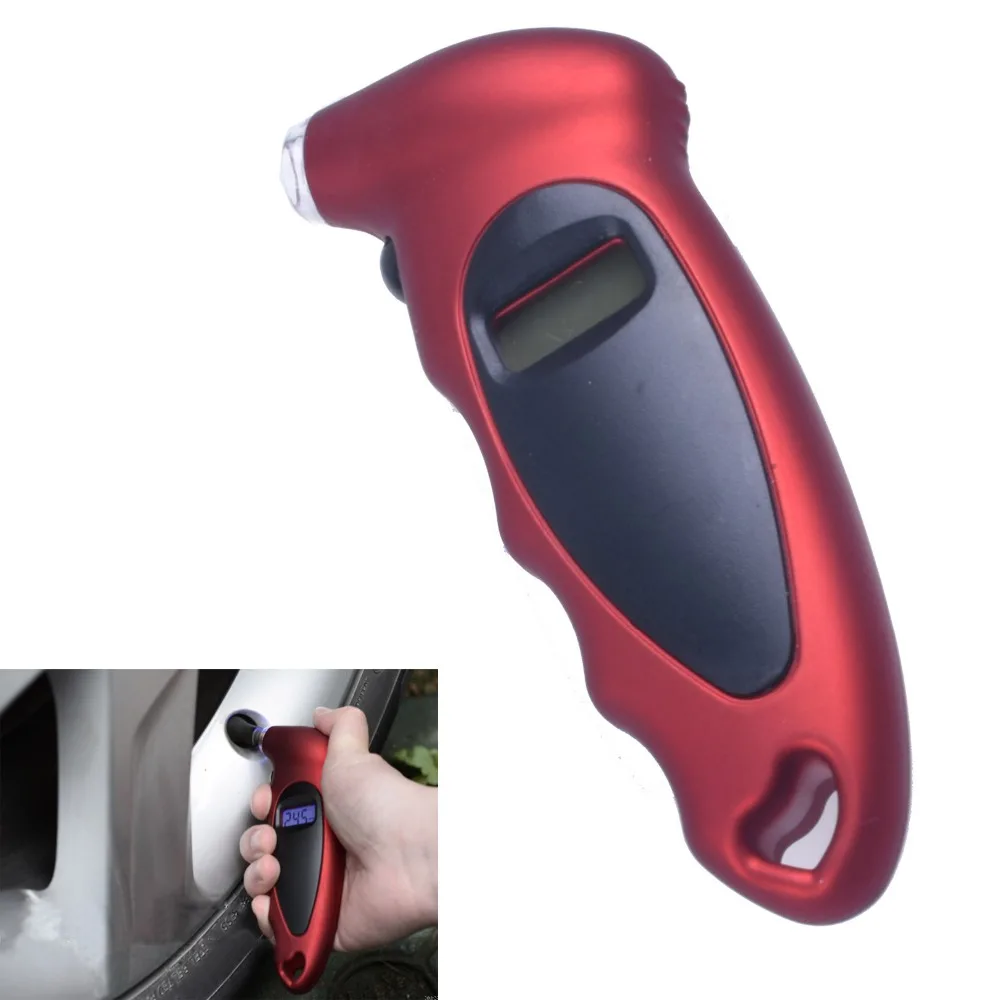 Прибор для измерения давления в шинах и цифровой ЖК-дисплей автомобиля грузовика