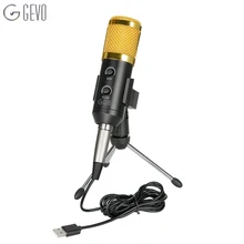 GEVO BM 900 USB Microphone Condenser Wired With Stand Mic For Computer Recording PC Singing Studio Karaoke Upgraded From BM 800 цена GEVO BM 900 USB Microphone Condenser Wired With Stand Mic For Computer Recording PC Singing Studio Karaoke Upgraded From BM 800 цены онлайн