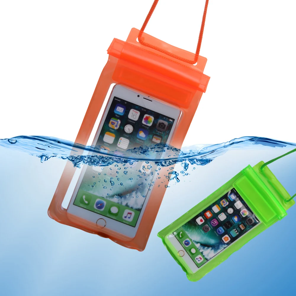 Phone Waterproof bag Smartphones for iphone samsung Mobile Phone Pouch Underwater Outdoor Swimming Dry Drying Bags Cover & Strap iphone 8 silicone case