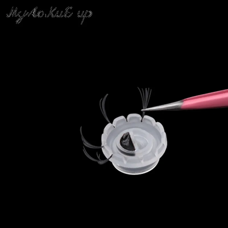Одноразовые реснички Blossom cup 100 шт. клей-держатель для ресниц пластиковая подставка быстрое цветение для наращивания ресниц инструменты для макияжа