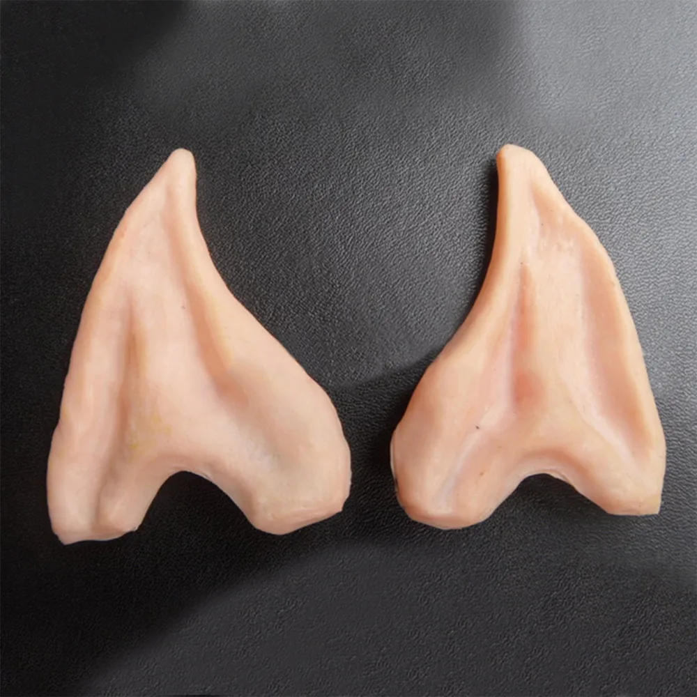 

Halloween Cosplay Accessories Latex Soft Pointed Prosthetic Wizard Elf Fairy Hobbit Vulcan Spock Alien Costume Tips Ears #e