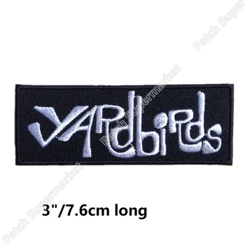 

3" YARDBIRDS MUSIC Iron On Patches for clothing Embroidered Badge applique punk rock band collection garment accessories