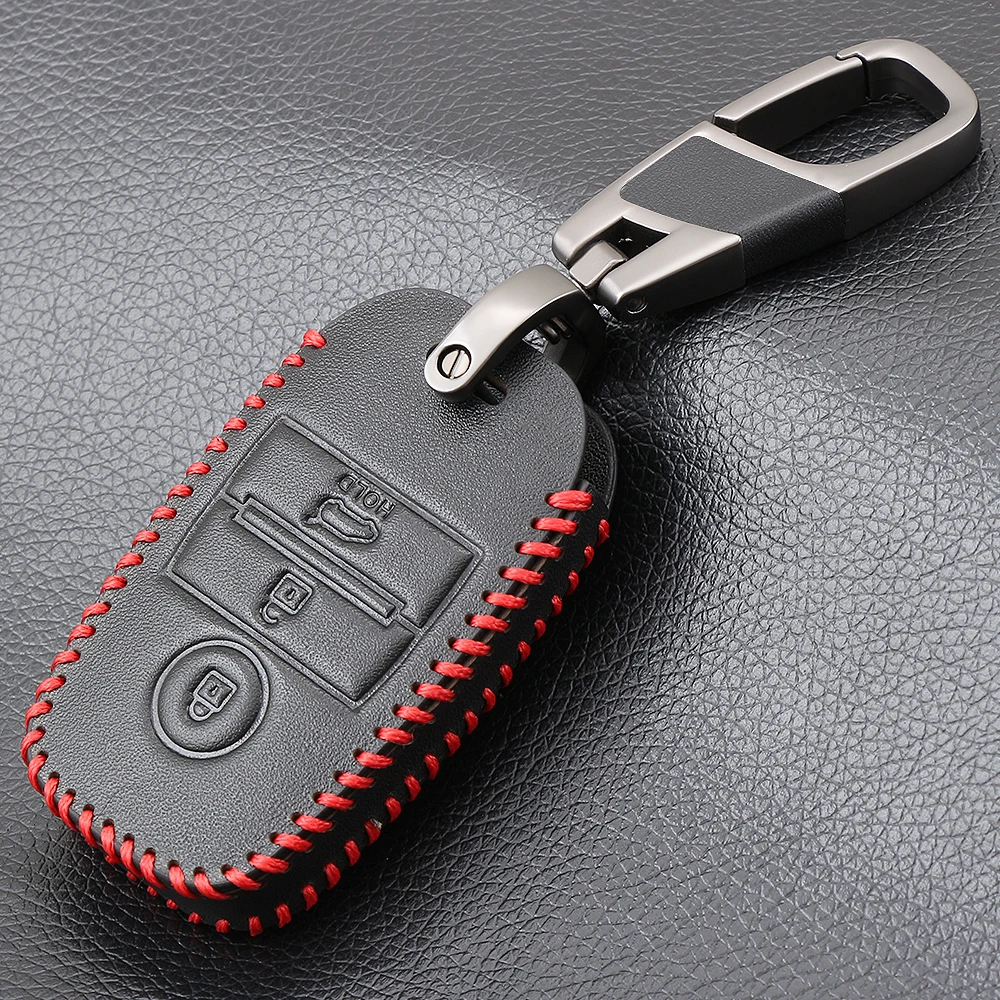 

2018 Fashion Car Key Smart Case Cover Bag Keychain For Kia Rio K2 Ceed Sportage Soul Sorento Cerato Spectra Carens Accessories