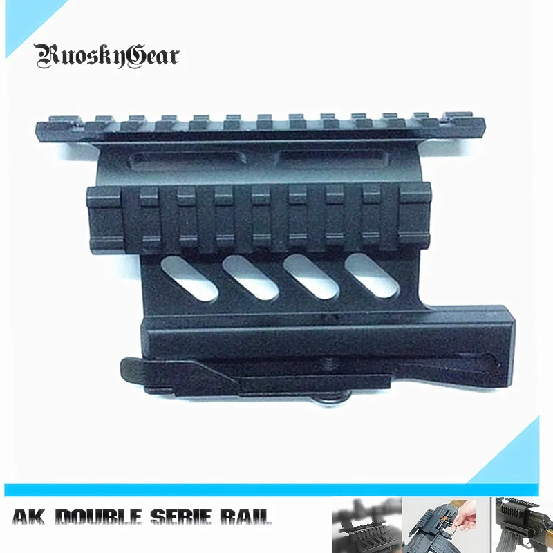 

RuoskyGear Tactical AK 47 / 74 Picatinny Weaver Rails AK Series QD Double Side Scope Mount Quick Release Airsoft Accessories