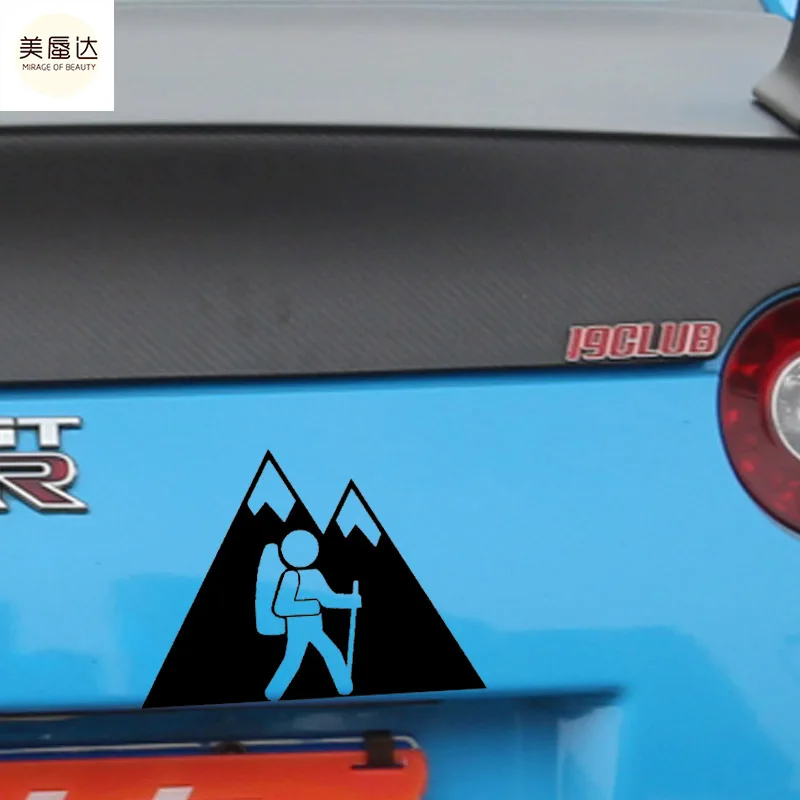 Hiking Hike Exciting Outdoor Sports Car Sticker for SUV Window Bumper