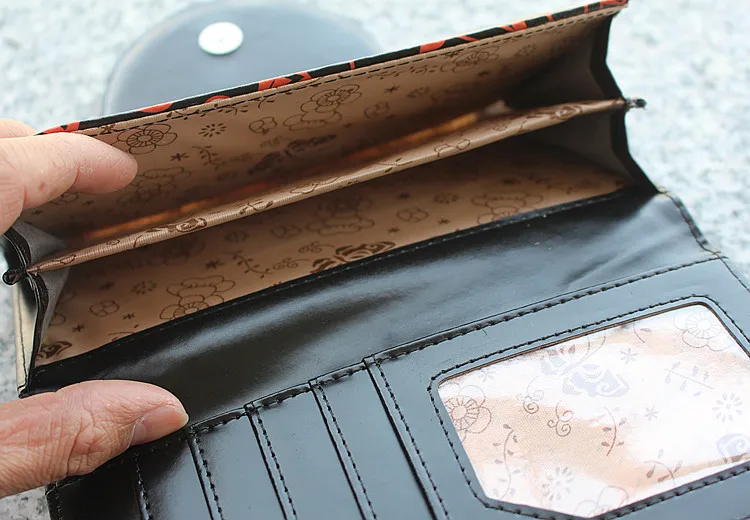 leather cartoon wallet purse  (5)