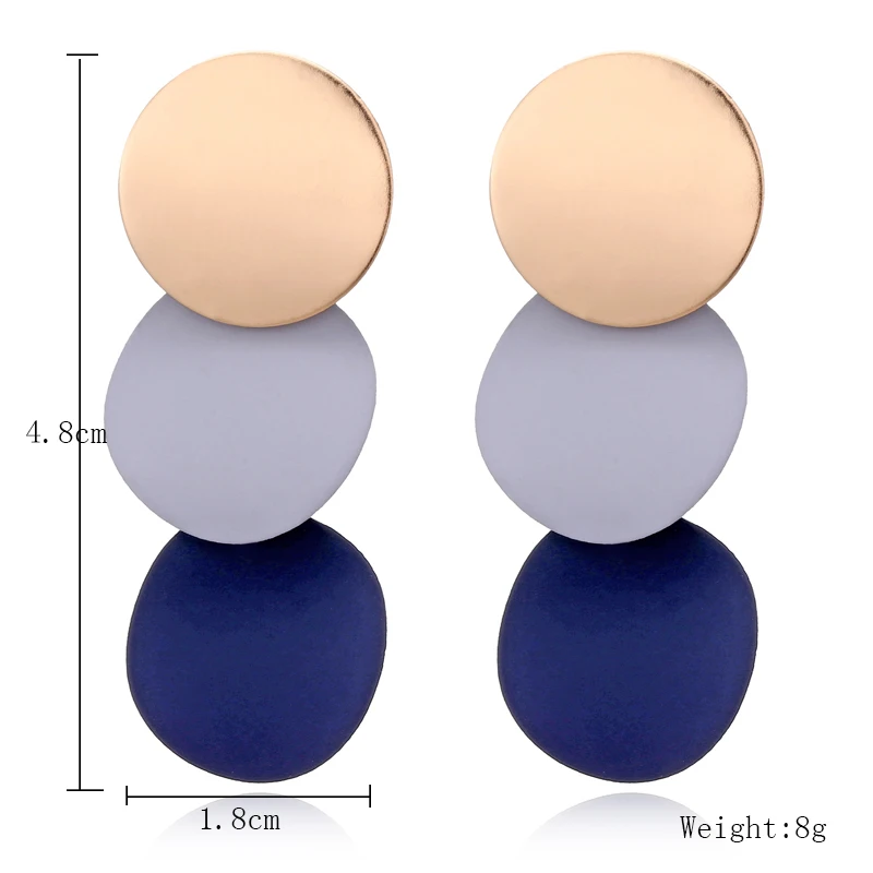 round earrings