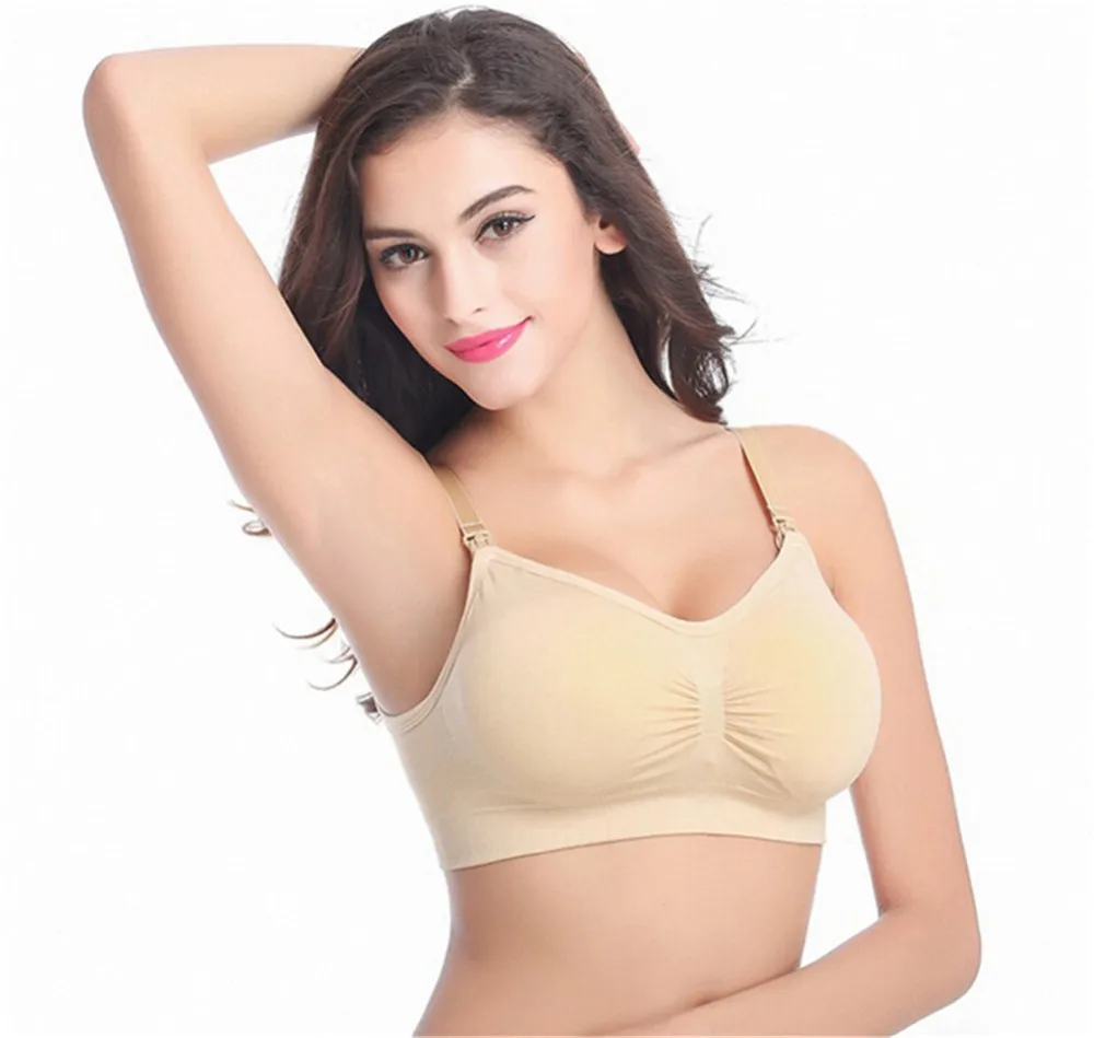 Women Padded Lactation Tank top Bra Women Breast Feeding Padded Tank Top Fitness Workout Bra pregnancy camis nursing tank tops (43)