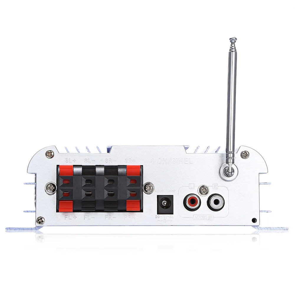 Kentiger HY 604 Портативный цифровой усилитель HiFi 4 канала стерео аудио удаленного