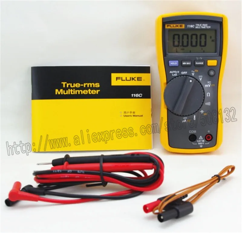 

Fluke 116C Multimeter Temperature MicroAmps HVAC !!Brand New!! F116